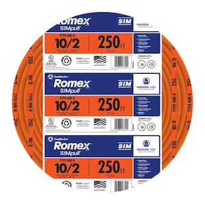Southwire 125 ft. 8/3 Stranded Romex SIMpull CU NM-B W/G Wire