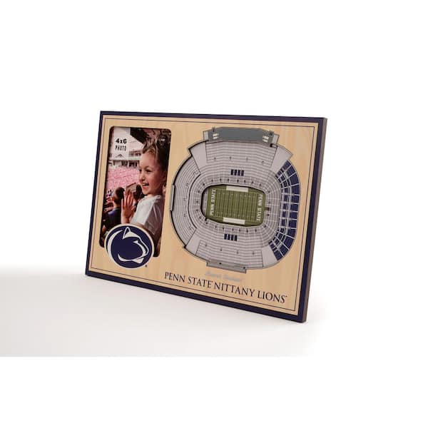 NCAA Penn State Nittany Lions Team Colored 3D StadiumView with 4 in. x 6 in. Picture Frame