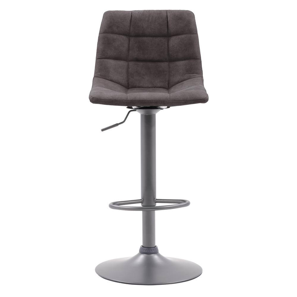 Palmer Distressed Grey Adjustable Swivel Barstool Set