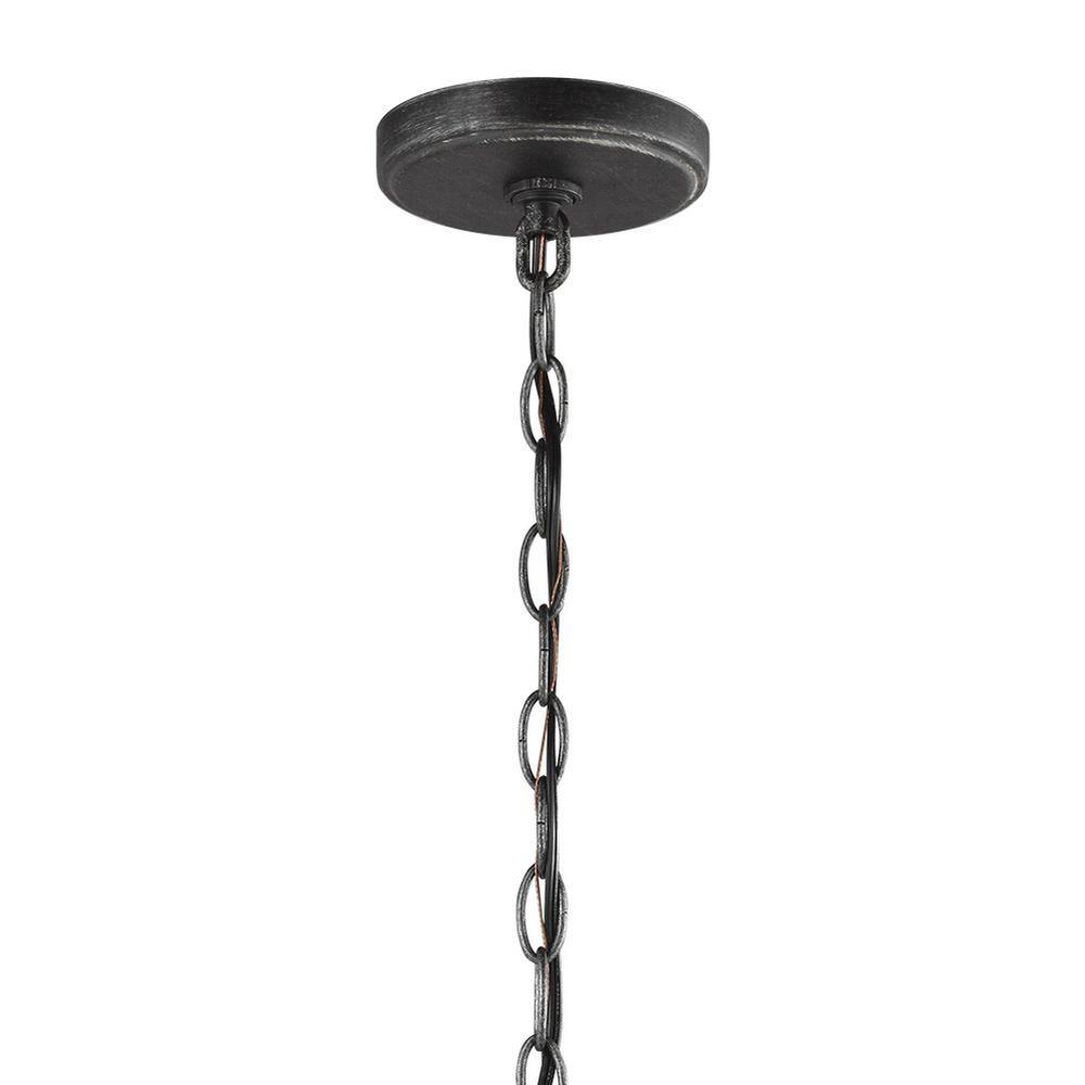 Simira Mini 22" Outdoor Metal Tiered Candlestick Chandelier