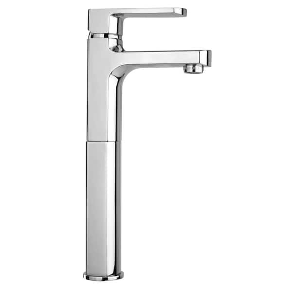 LaToscana Novello Single Hole Single-Handle High-Arc Vessel Bathroom Faucet in Chrome