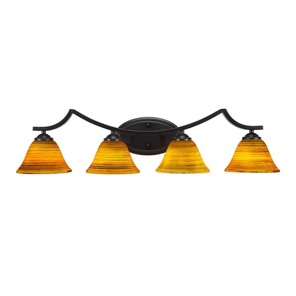 Unbranded Cleveland 7.75 in. 1-Light Matte Black Vanity Light