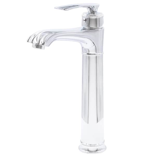 Novatto Ransom Single Hole Single-Handle Bathroom Faucet in Chrome