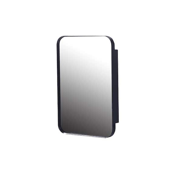 Boosicavelly 16 in. W x 24 in. H Rectangular Metal Medicine Cabinet with Mirror