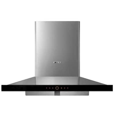 Perimeter Vent Series 36 in. 900 CFM European Style Vent Wall Mount Range Hood with Touchscreen in Stainless Steel