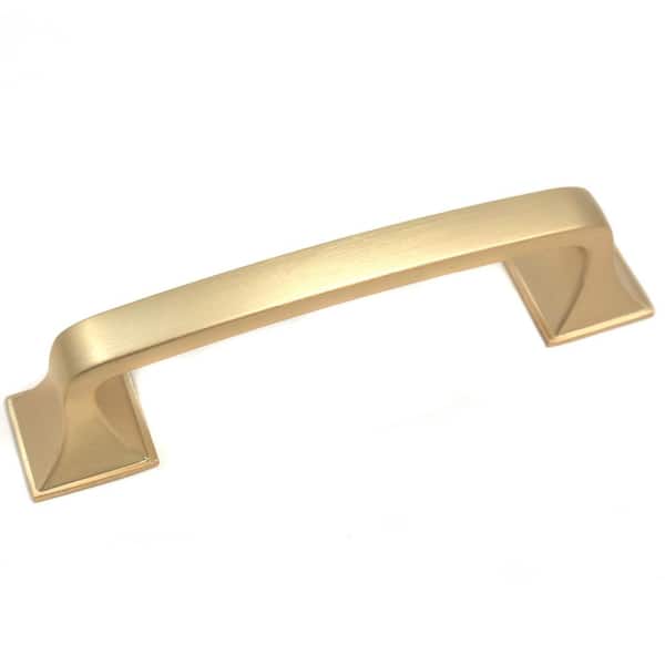 Newport 3 3/4 in. . (96mm) Center-to-Center Satin Brass Drawer Pull