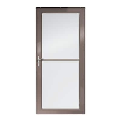 Left Hand/Outswing - Black - Full-view - Storm Doors - Exterior Doors ...