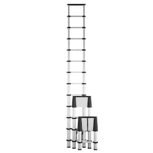 SmartClose 16 ft. Aluminum Telescoping Extension Ladder, Load Capacity 300 lbs., ANSI Type 1A