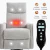 Specification of massage functions on the recliner chair.