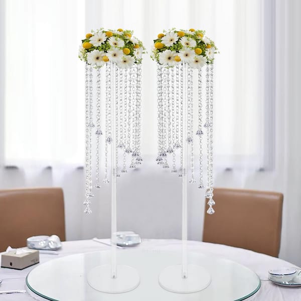 Tall Acrylic Centerpiece Decor Flower Stand– EveryGoldenDetail