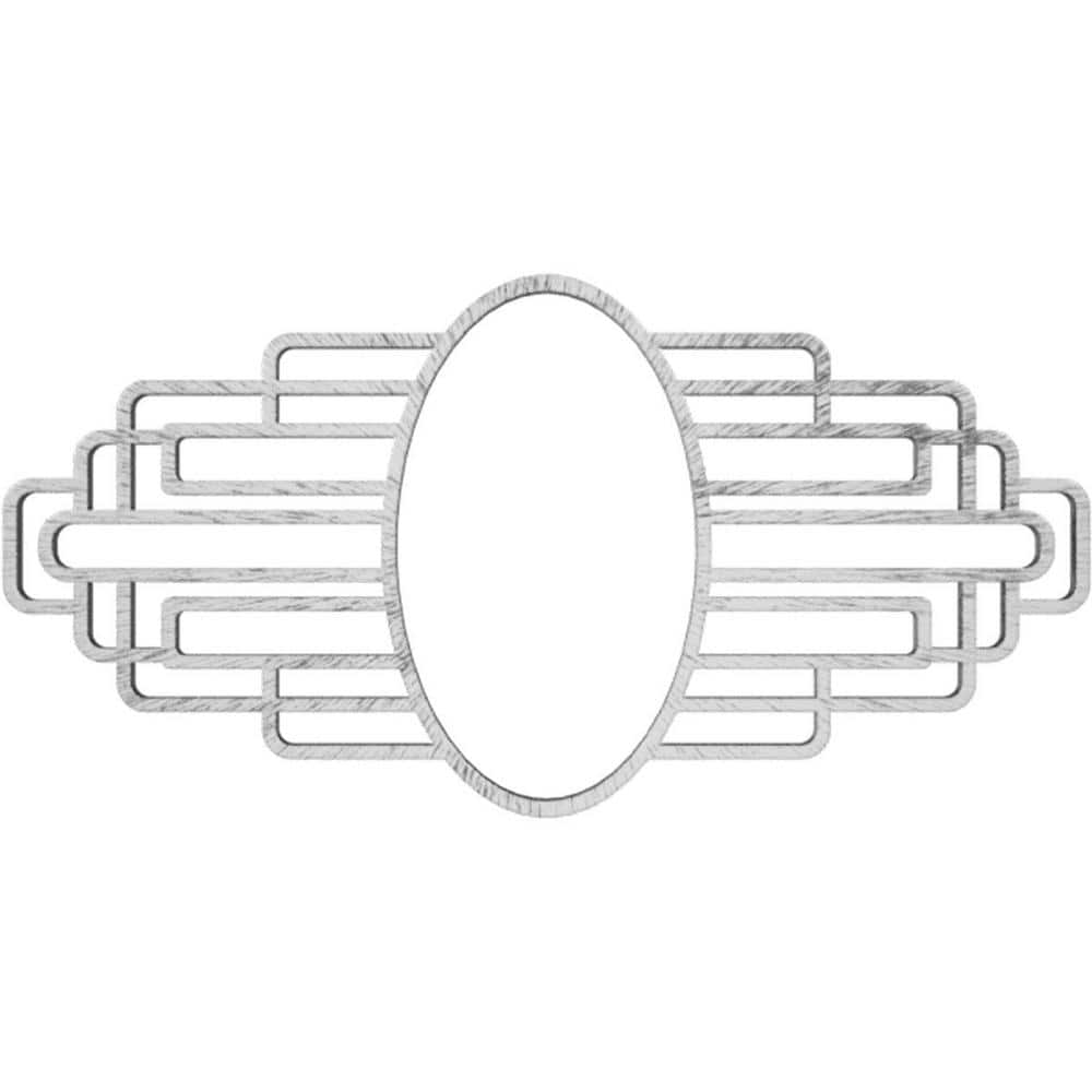 32 in. W x 16 in. H x 15-1/8 in. H x 8-3/4 in. W x 1 in. P Elizabeth Architectural Grade Contemporary Ceiling Medallion price history on PriceWatchPro