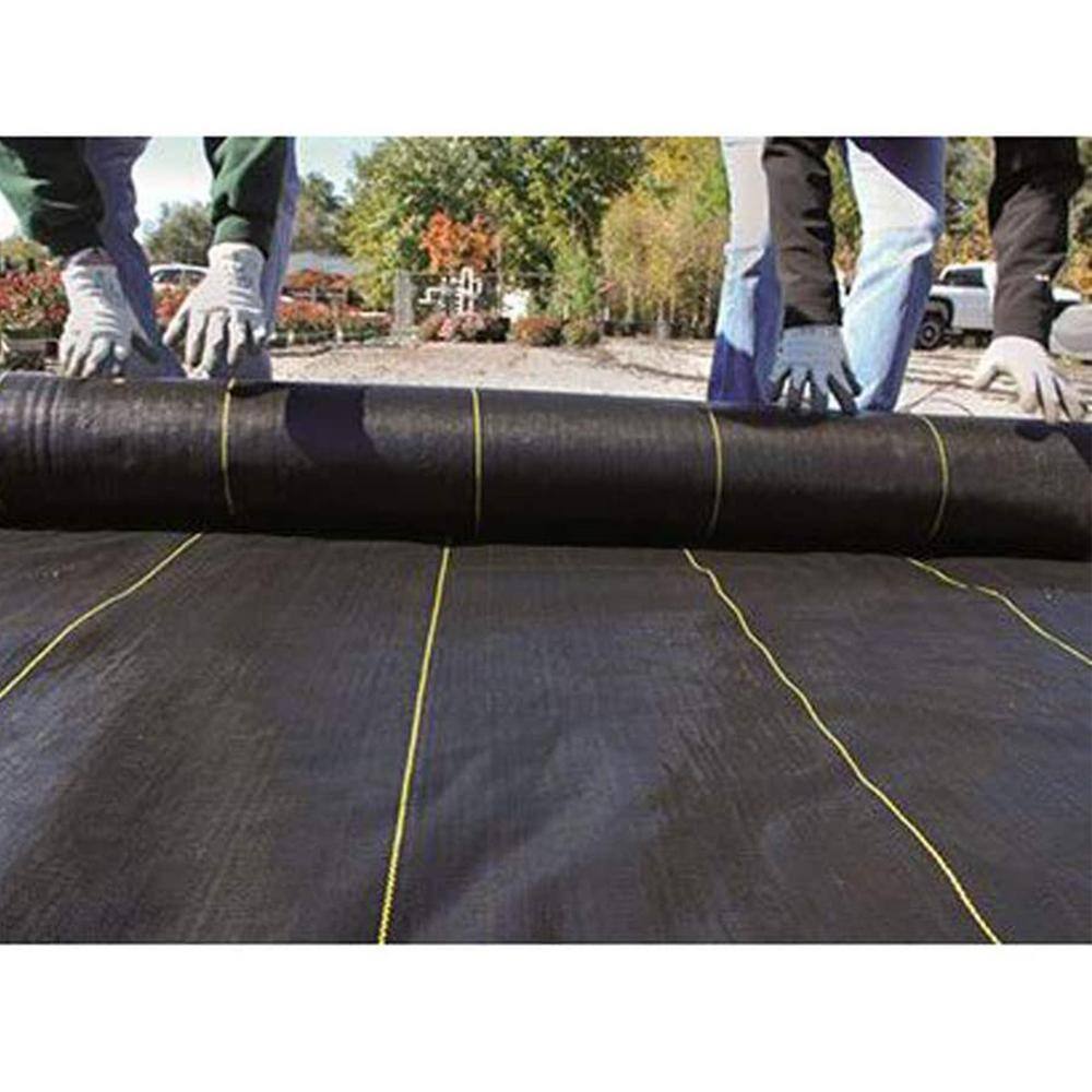 Black Polypropylene 36" x 7" Woven Weed Barrier Fabric