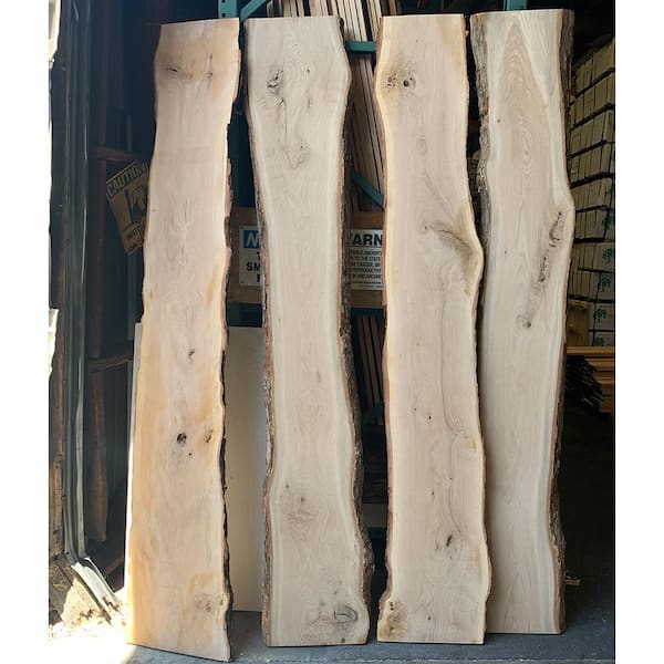 Swaner Hardwood 2 in. x 8 in. to 12 in. x 2 ft. Walnut Live Edge Sawn Board  OL08120024WA - The Home Depot