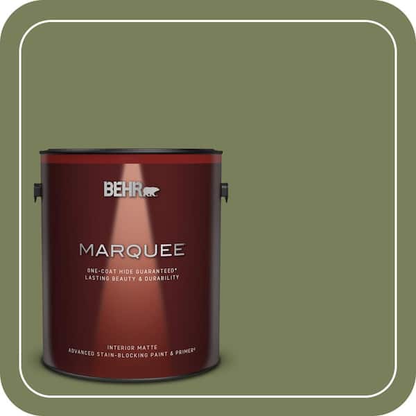 BEHR MARQUEE 1 gal. #410F-6 Grape Vine Matte Interior Paint & Primer
