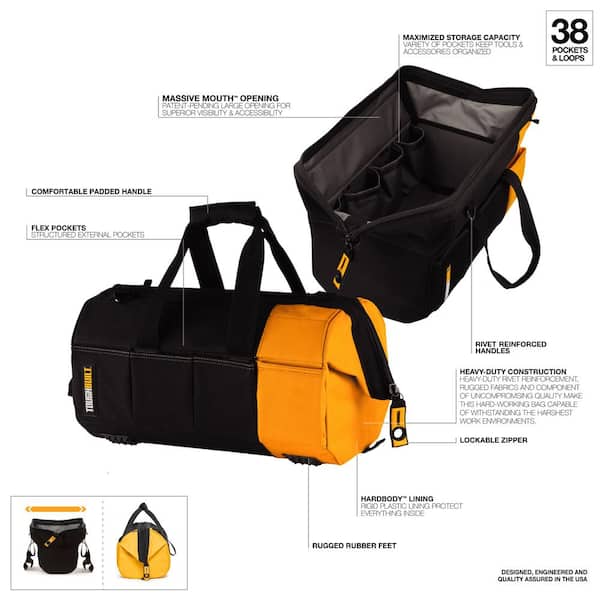 BLACK+DECKER Tool Bag, 16-inch (BDST500002APB) 