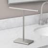 Gatco Modern Rectangle Base Countertop 10.5 in. Hand Towel Bar Holder in  Brushed Brass 1444B - The Home Depot