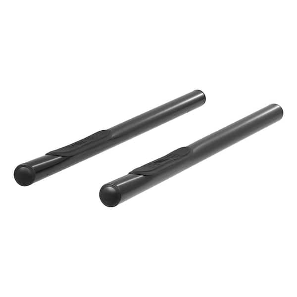 Aries 3-Inch Round Black Steel Nerf Bars, No-Drill, Select Toyota Tacoma