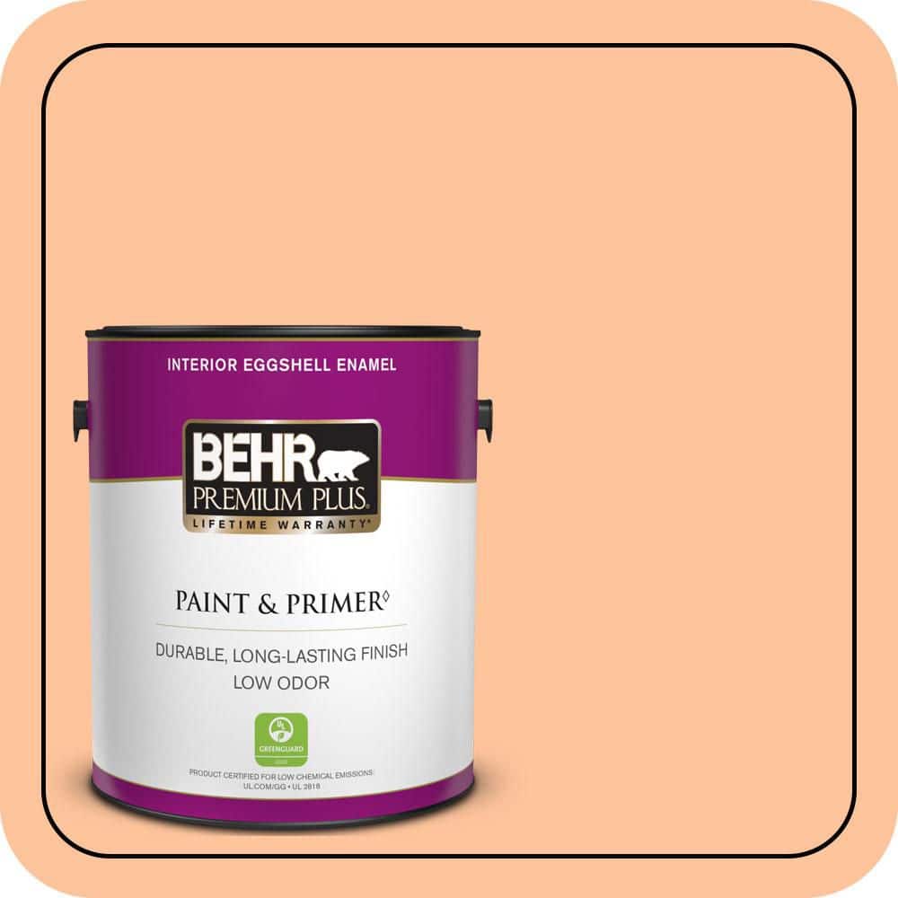 1 gal. #260B-4 Orange Sherbet Eggshell Enamel Low Odor Interior Paint & Primer price history on PriceWatchPro