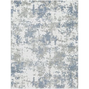 Zidane ZDN-2303 Blue 5 ft.3 in. x 7 ft. Machine Woven Rug