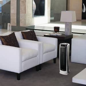 Tower 1500-Watt 23 in. Electric Ceramic Oscillating Space Heater with Digital Display and Remote Control