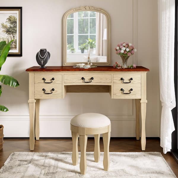 leather dresser with mirror Saddle Leather Walk-In Closet Island Jewelry Dresser with Glass Top