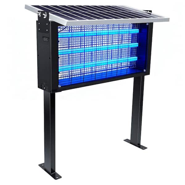 30-Watt Solar Outdoor Electronic Mosquito and Fly Bug Zapper Repellent-Covers up to 8,000 sq. ft. (1-Pack)