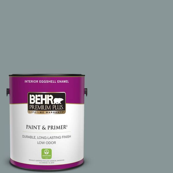 BEHR PREMIUM PLUS 1 gal. #PPU12-15 Atmospheric Eggshell Enamel Low Odor Interior Paint & Primer