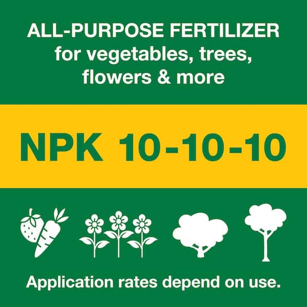 10 lbs. All Purpose 10-10-10 Fertilizer for Plants and Gardens