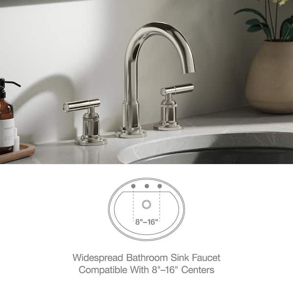 KOHLER Torrington 8 in. Widespread Double Handle Bathroom Faucet
