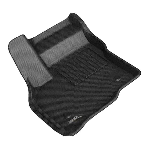 3D MAXpider 20-22 Tesla Model 3 Kagu 1st & 2nd Row Floormats - Black