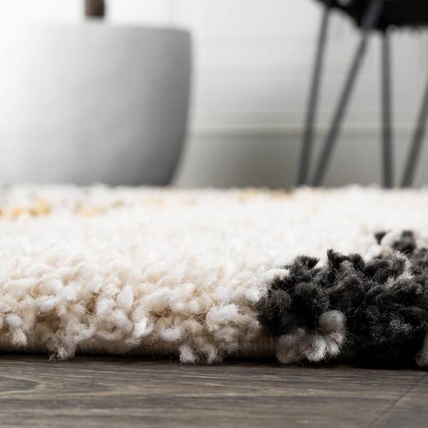 Shaggy Design Rug - Grayge 140×200 – KANADEMONO