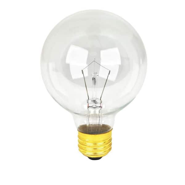 Feit Electric 40-Watt Soft White (2700K) G25 Dimmable Incandescent Clear Light Bulb Maintenance Pack (48-Pack)