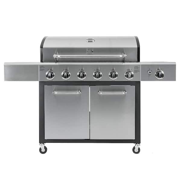 KENMORE 6-Burner with Side Propane Gas Burner XL Grill