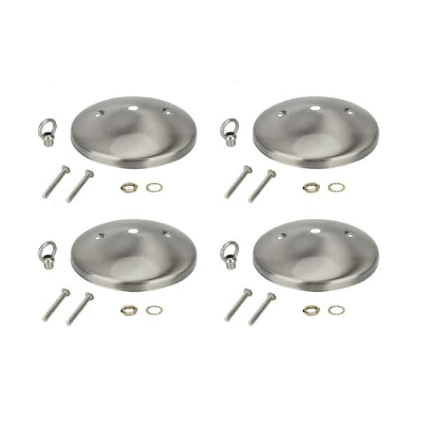 Aspen Creative Corporation 5 in. Brushed Nickel Modern Canopy Kit (4-Pack)