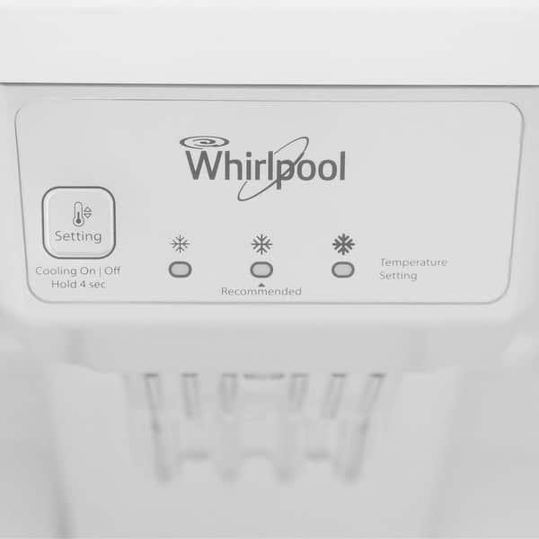 Whirlpool 18.2 cu. ft. Top Freezer Refrigerator in Monochromatic Stainless  Steel WRT318FZDM - The Home Depot