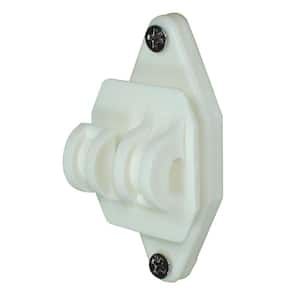 White Wood Post Nail on Insulator for Hi-Tensile (100-Pack)