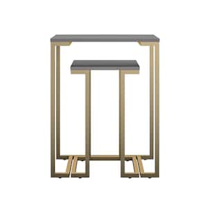 Camila Graphite Gray Nesting Tables