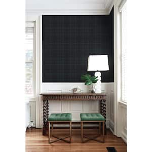 Dark Blue and Evergreen Tailor Plaid Vinyl Peel and Stick Wallpaper Roll (Covers 31.35 sq. ft.)