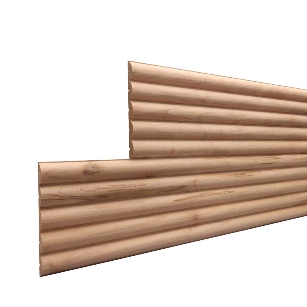 47.5" Unfinished Ambrosia Maple Bead Panel Moulding