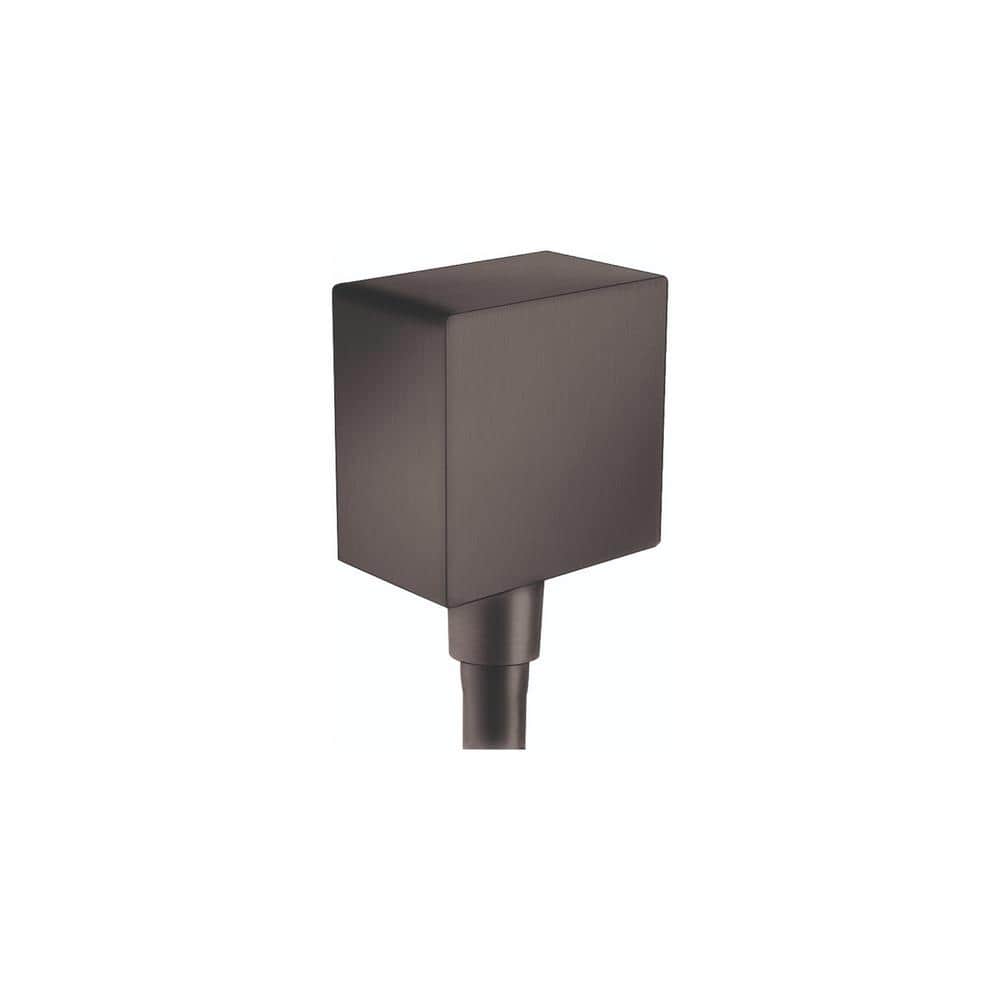 Black Chrome Modern Wall Mount Outlet with Backflow Prevention