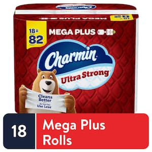 Ultra Strong Toilet Paper Rolls (18 Mega Plus Rolls)
