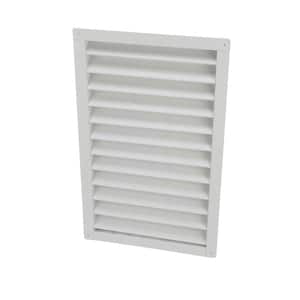 14 in. x 24 in. Rectangle, Aluminum Gable Mount/Wall Vent (Comes in pack of 6 vents)