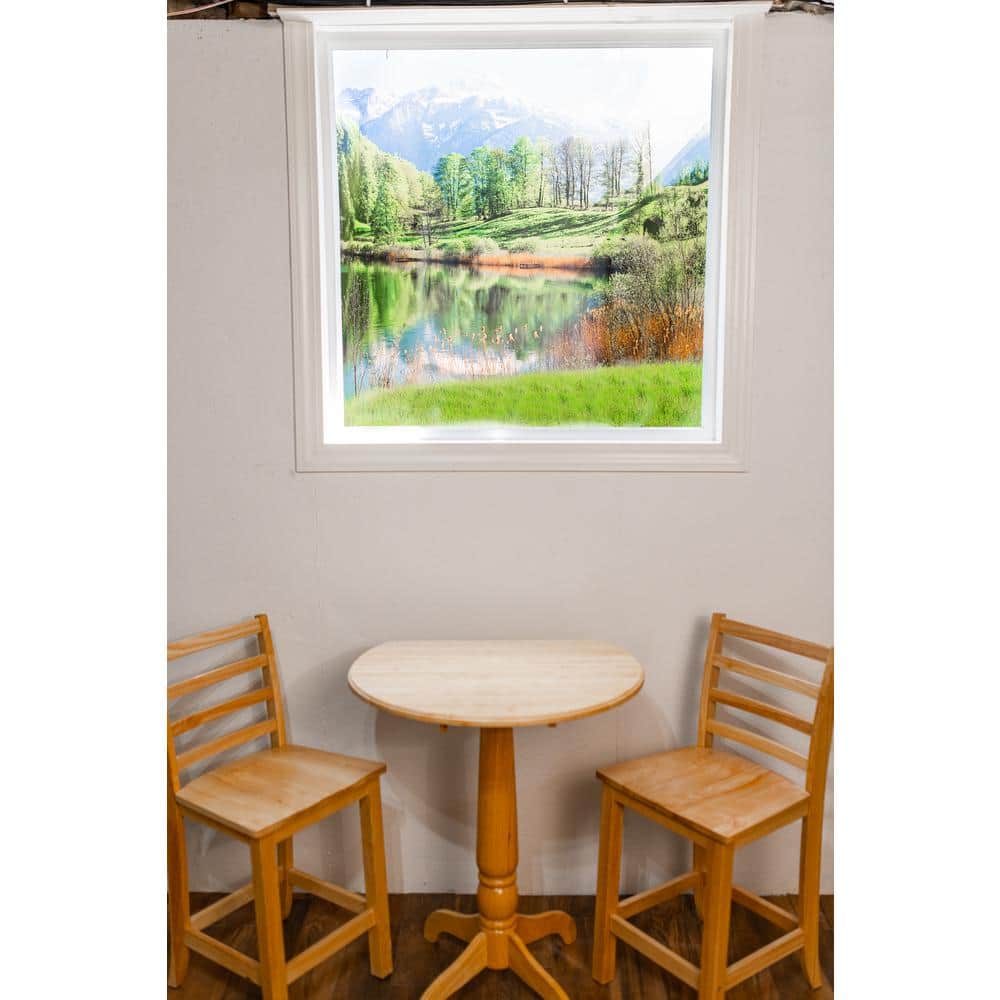 Country Landscape 3D Self-Adhesive Window Well Mural