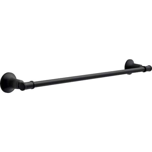 Delta Chamberlain 24 in. Wall Mounted Towel Bar in Matte Black