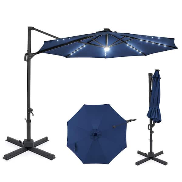 7 foot patio umbrella with push button tilt Off White 7.5 Foot Off-White Patio Umbrella with Push Button Tilt and Metal  Pole