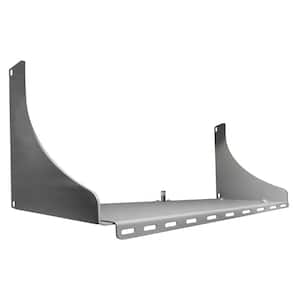 ESP Grey Steel Double Panel Storage Shelf