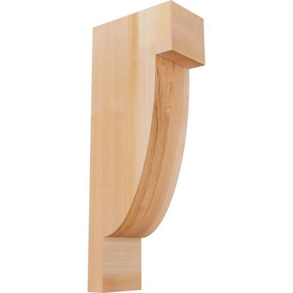 Ekena Millwork 5-1/2 in. x 10 in. x 26 in. Western Red Cedar Alpine Smooth Corbel