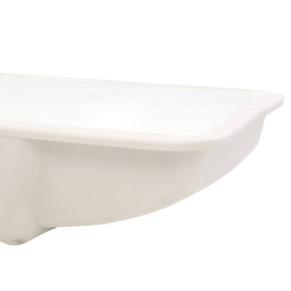 KOHLER Ladena 23-1/4 in. Undermount Bathroom Sink in White with Overflow Drain KOHLER Ladena 23-1/4 in. Undermount Bathroom Sink in White with Overflow Drain