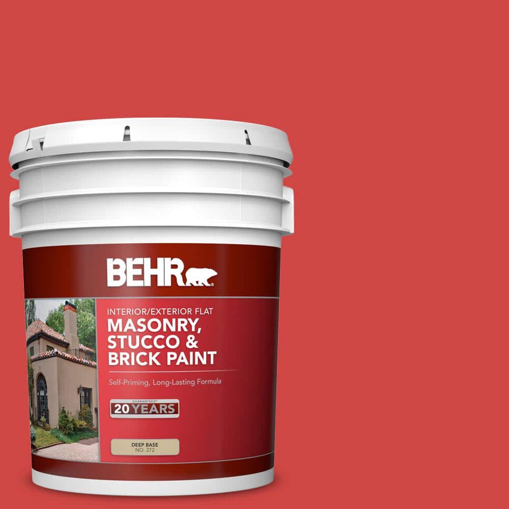 5 gal. #P170-6 Race Car Stripe Flat Interior/Exterior Masonry, Stucco and B
