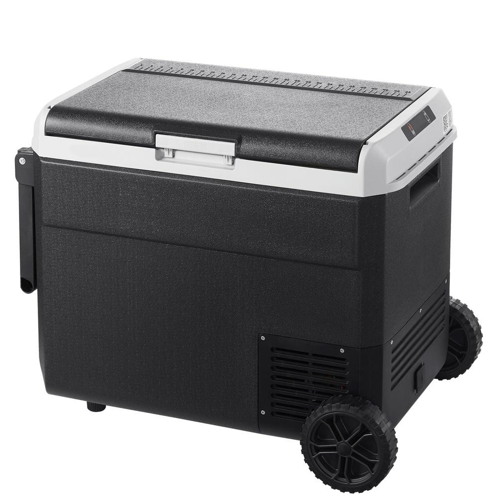 Portable Car Refrigerator 63.4 Qt 60L Compressor Cooler -4 to 68 F Wheels Handle 12/24V DC 100-240V AC price history on PriceWatchPro
